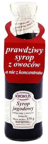 น้ำเชื่อมบลูเบอร์รี่ 375 กรัม KROKUS